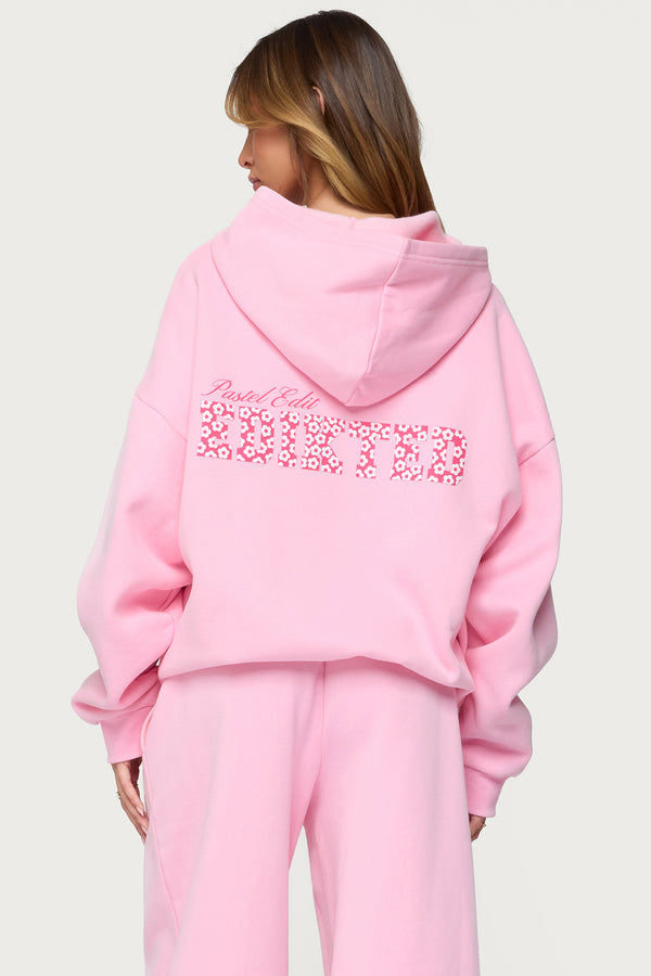 Pastel Edit Edikted Oversized Hoodie view 1