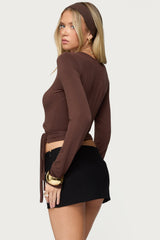 Malenna Wrap Top