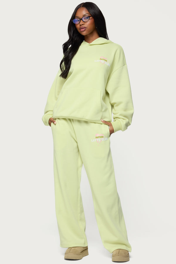 Matcha Lover Straight Leg Sweatpants view 1