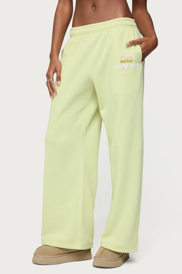 Matcha Lover Straight Leg Sweatpants view 2