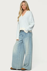 Copenhagen Oversized Striped Sweater