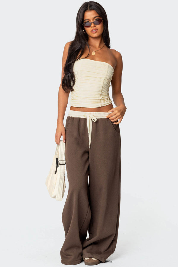 Fifi Gathered Strapless Top view 2