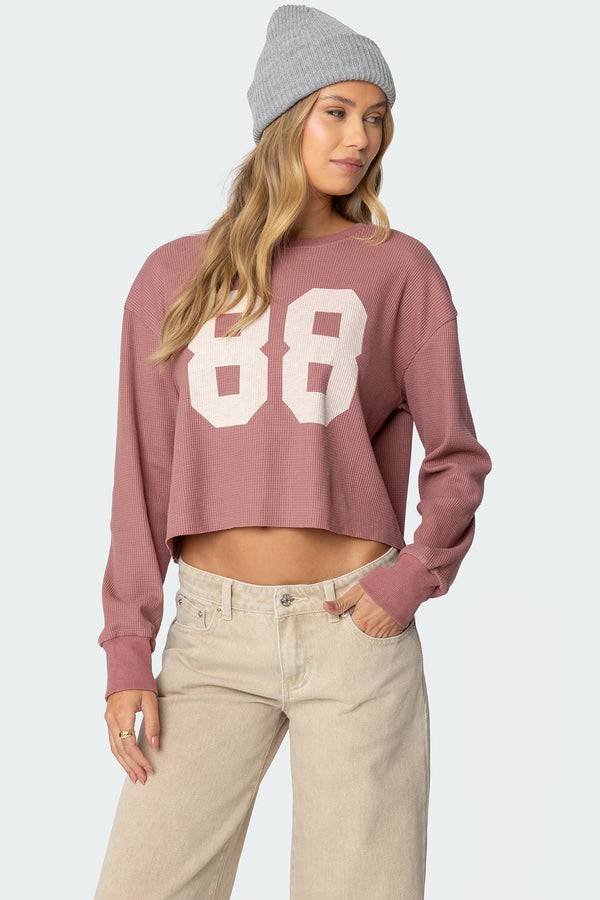 88 Waffle Long Sleeve T Shirt view 1