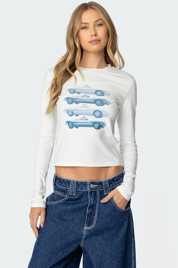Car Club Long Sleeve T Shirt view 1