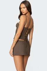 Ellis Buttoned Up Corset