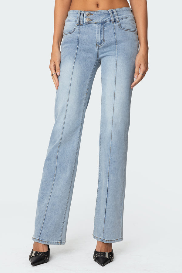 Avril Low Rise Bootcut Jeans view 2