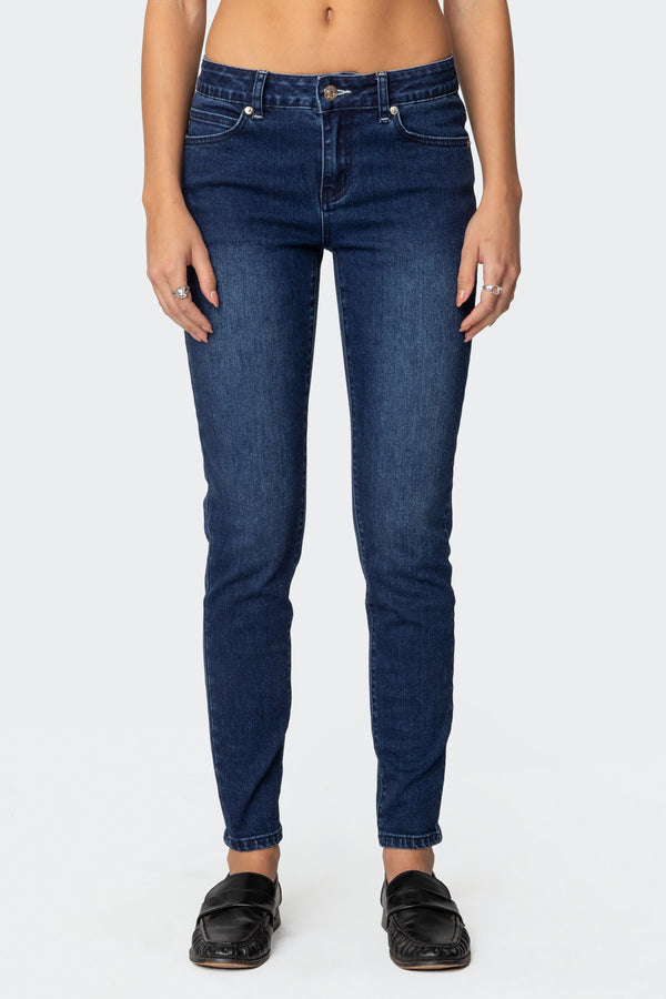 Rosalia Low Rise Skinny Jeans view 2