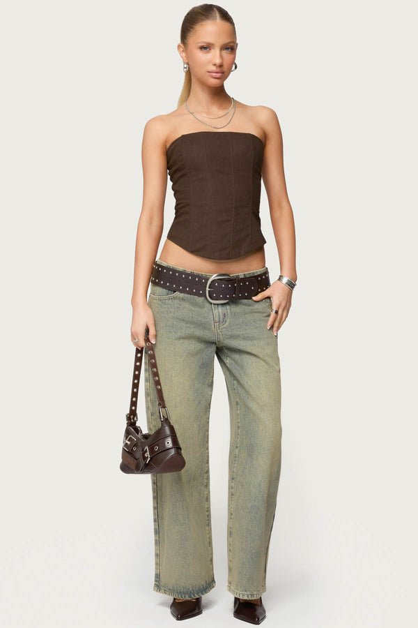 Hadar Linen Look Corset view 2
