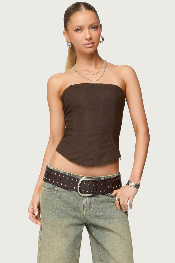 Hadar Linen Look Corset view 1