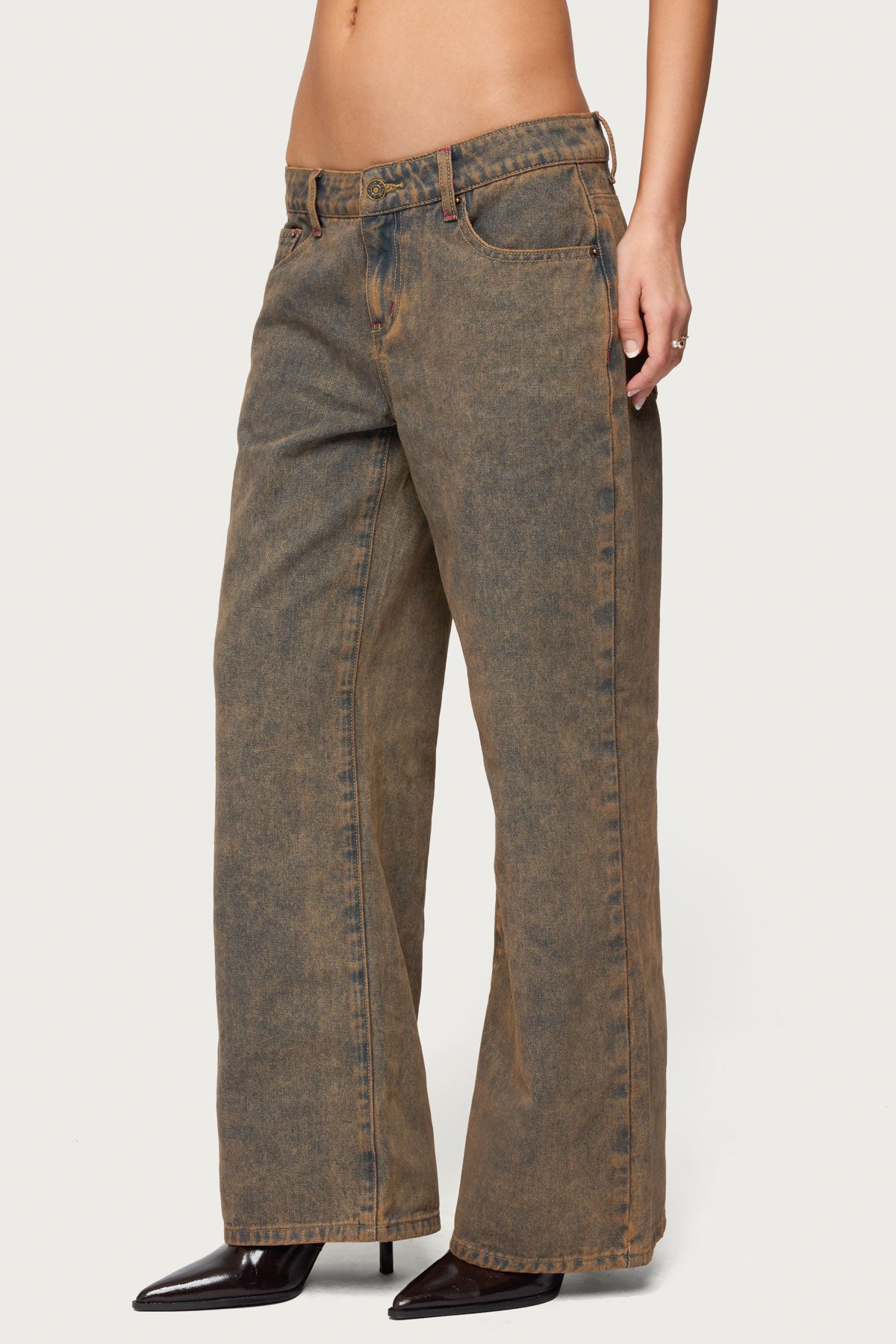 Petite Ace Low Rise Baggy Jeans