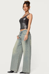 Laidie Metallic Tank Top