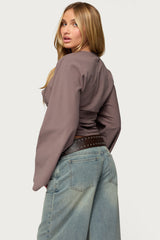 Charlisa Cinched Waist Top