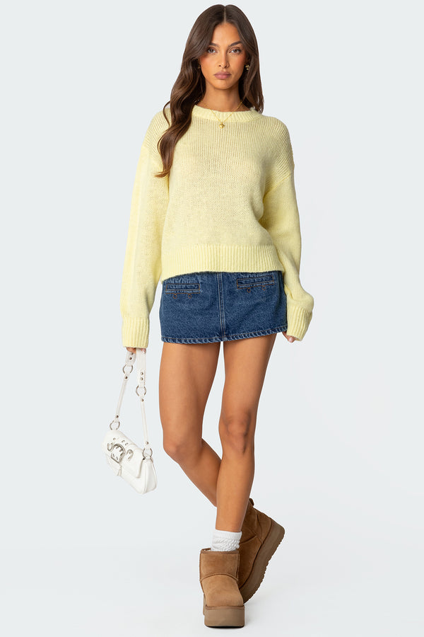 Anita Denim Mini Skort view 1