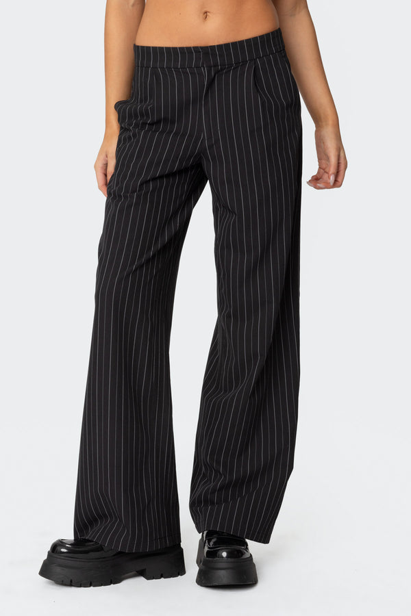Aliza Pinstripe Pants view 2