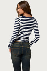 Solly Striped Long Sleeve T Shirt