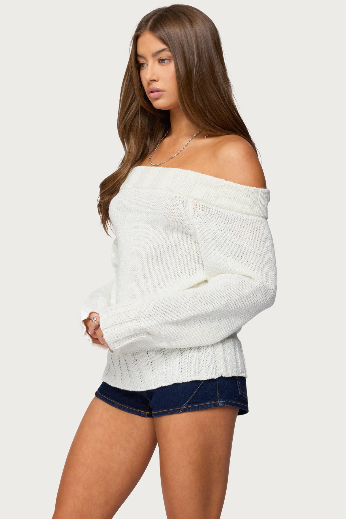 Noemi Off Shoulder Sweater