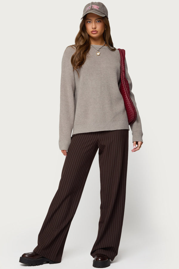 Lavonne Oversized Knit Raglan Sweater view 2