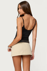 Holland Bead V Neck Tank Top