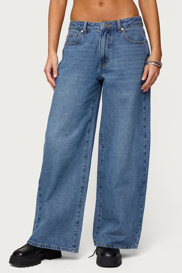 Skye Low Rise Baggy Jeans view 2
