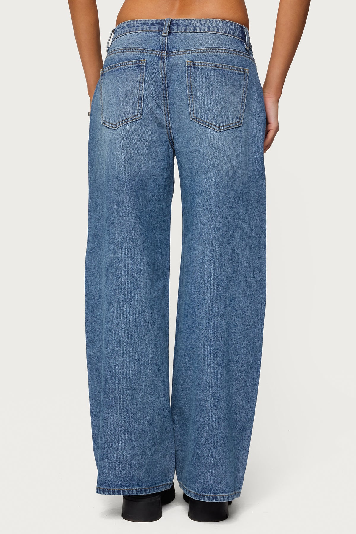 Skye Low Rise Baggy Jeans