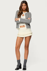 Double Pleated Mini Skort