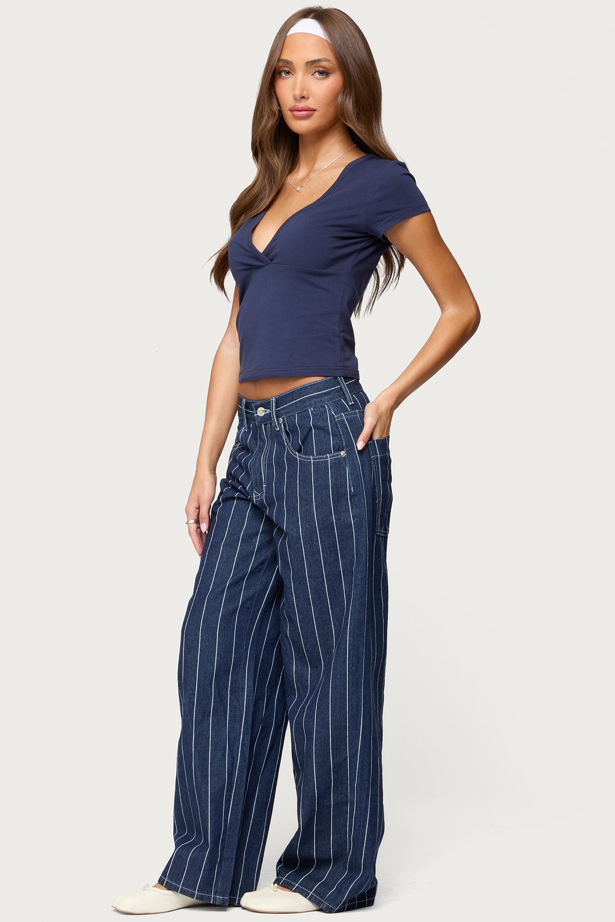 Merinda V Neck Top
