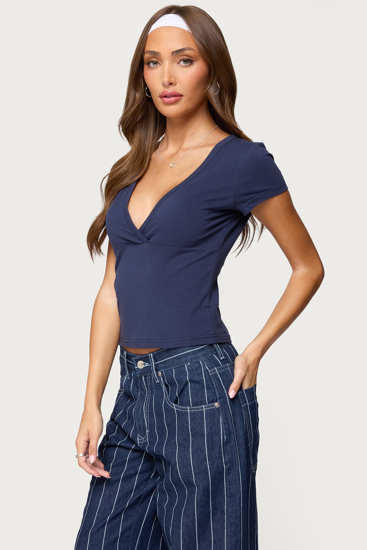 Merinda V Neck Top