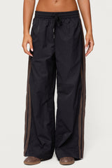 Kieran Stripey Nylon Track Pants