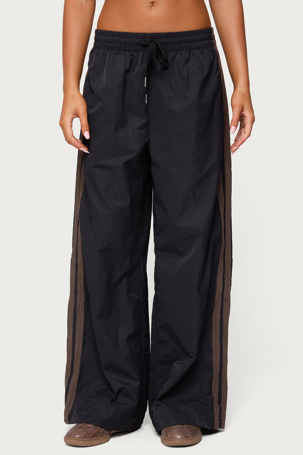 Kieran Stripey Nylon Track Pants view 2