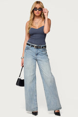 Katanya Lace Up Top