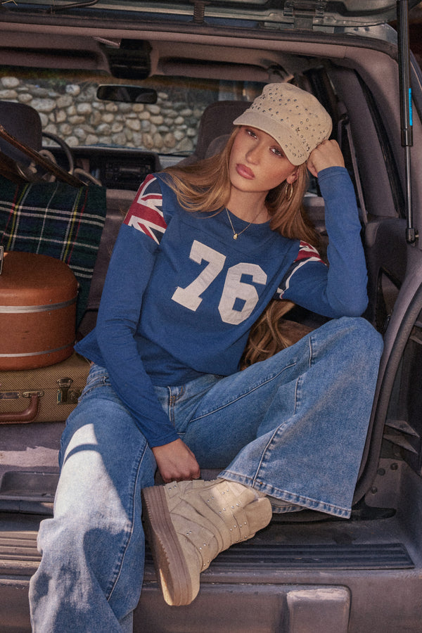 76 UK Long Sleeve T Shirt view 1