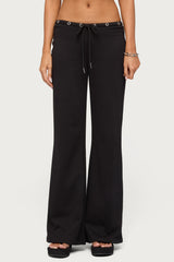 Bronte Grommet Straight Leg Sweatpants