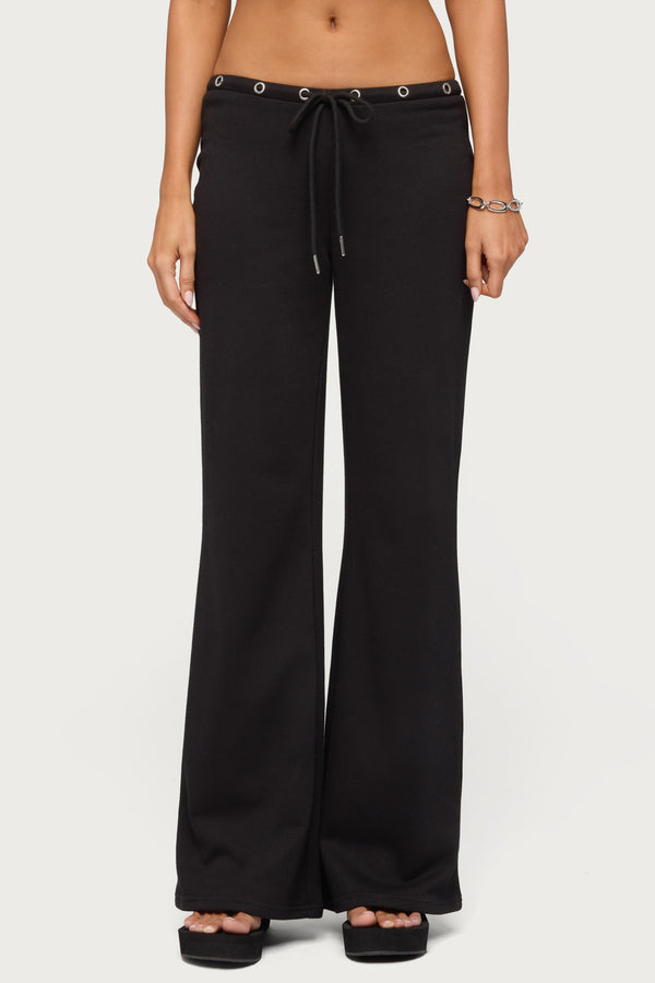 Bronte Grommet Straight Leg Sweatpants view 2