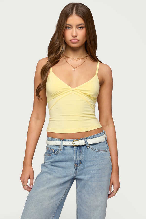 Evianna Double Tie Back Tank Top view 1