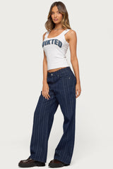 Edikted Girly Ribbed Tank Top