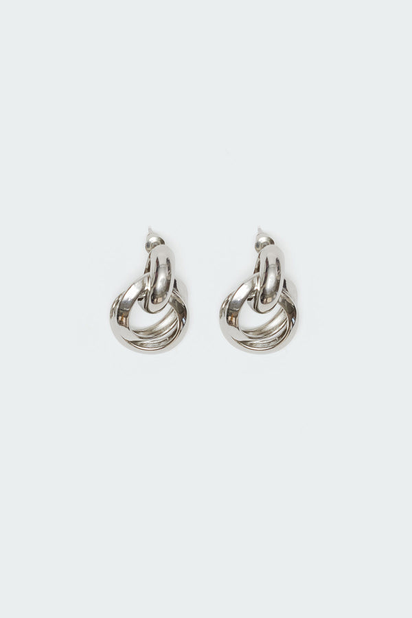 Chunky Knot Earrings view 2