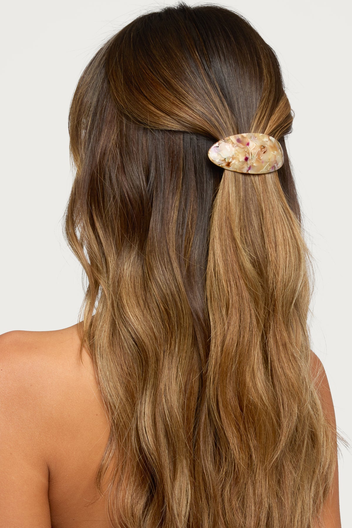 Curved Barrette Hair Clip