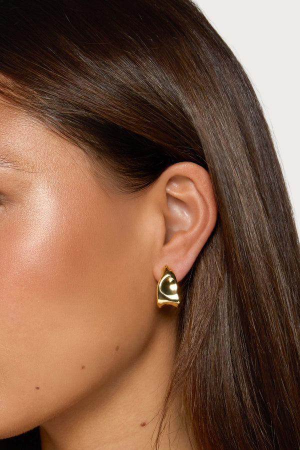 Chunky Hoop Earrings view 1