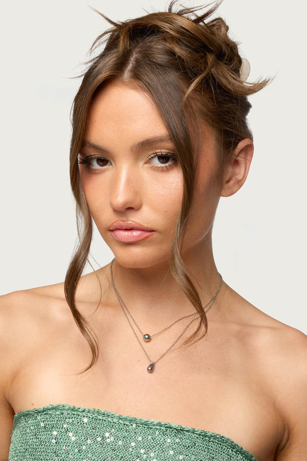 Teardrop Layered Necklace view 1