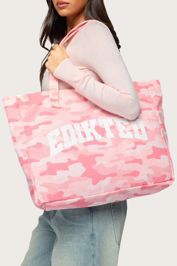 Camo Edikted Tote Bag view 1