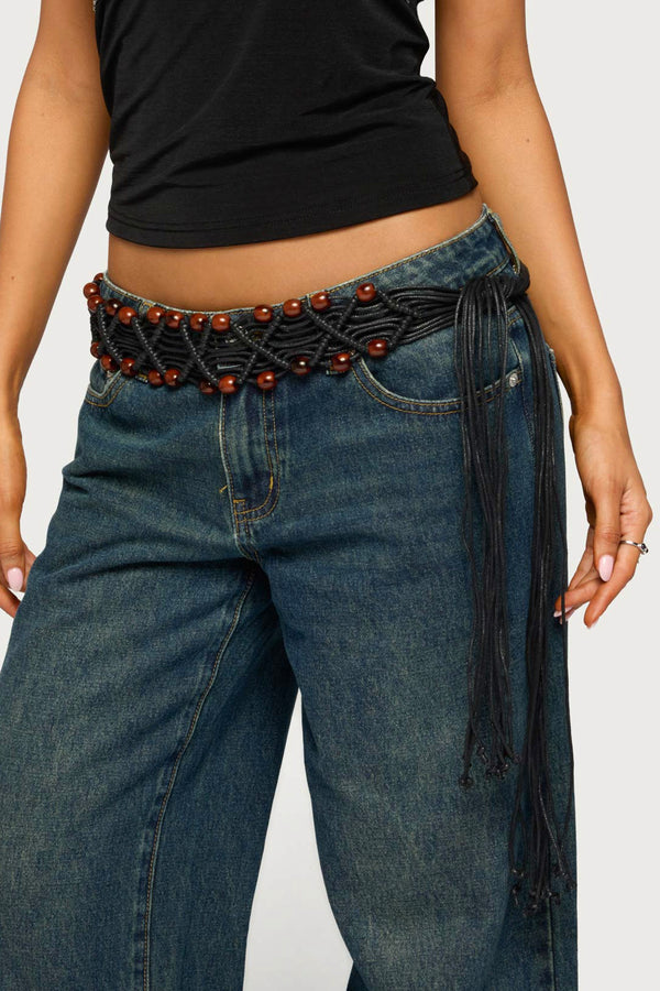 Beaded Crochet Belt view 1