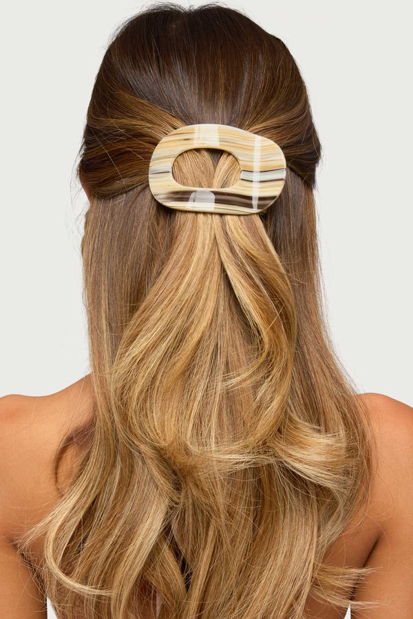 Stripey Hair Clip view 1