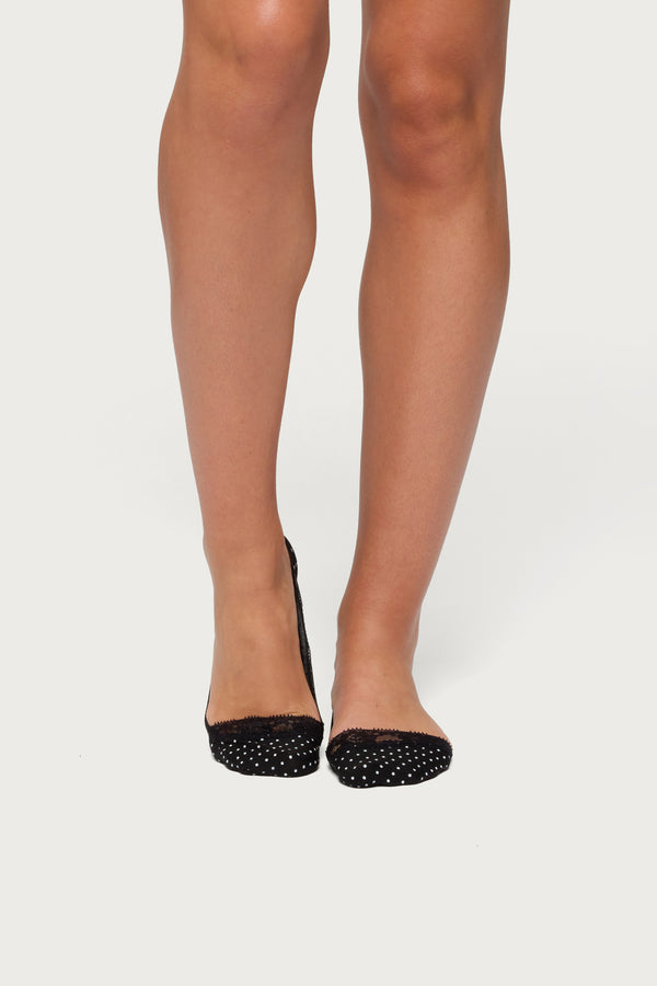 Lacey Polka Dot Socks view 2
