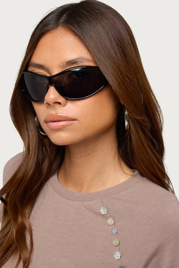 Curvy Round Sunglasses view 1
