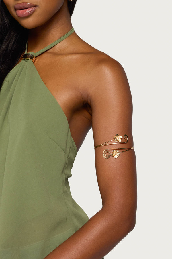 Flower Swirl Arm Cuff view 1