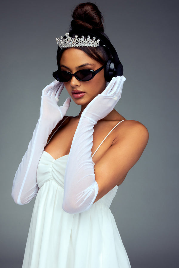 Glam Queen Sheer Gloves view 1