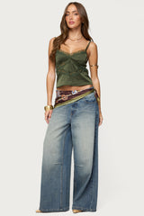 Tamar Satin Effect Tank Top