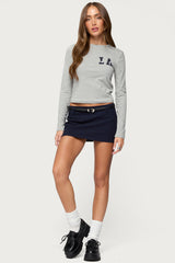 Wendie Tailored Mini Skort