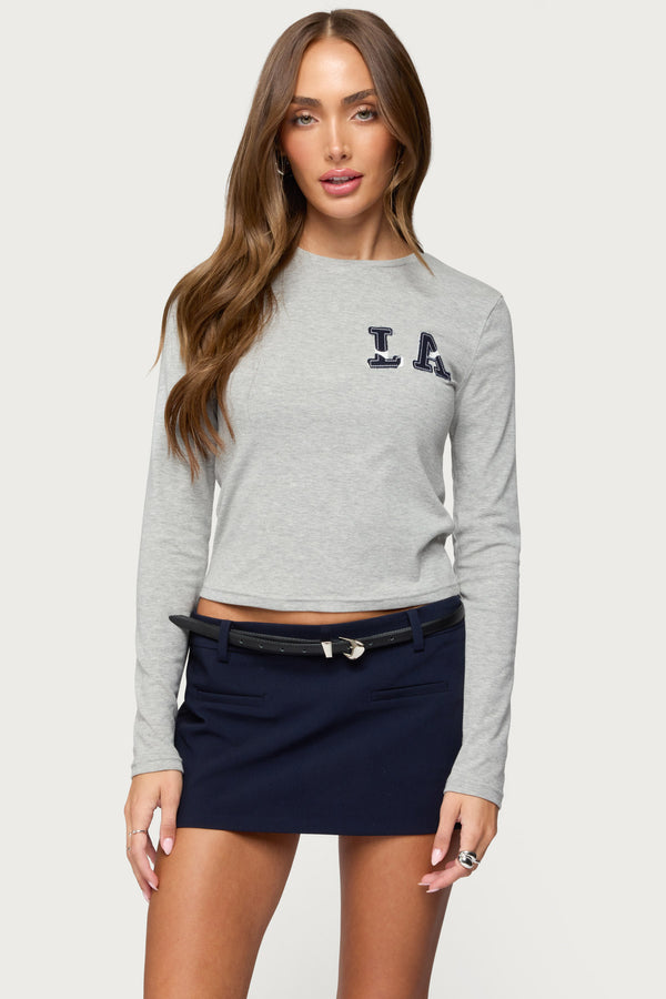 LA Girl Long Sleeve T Shirt view 1