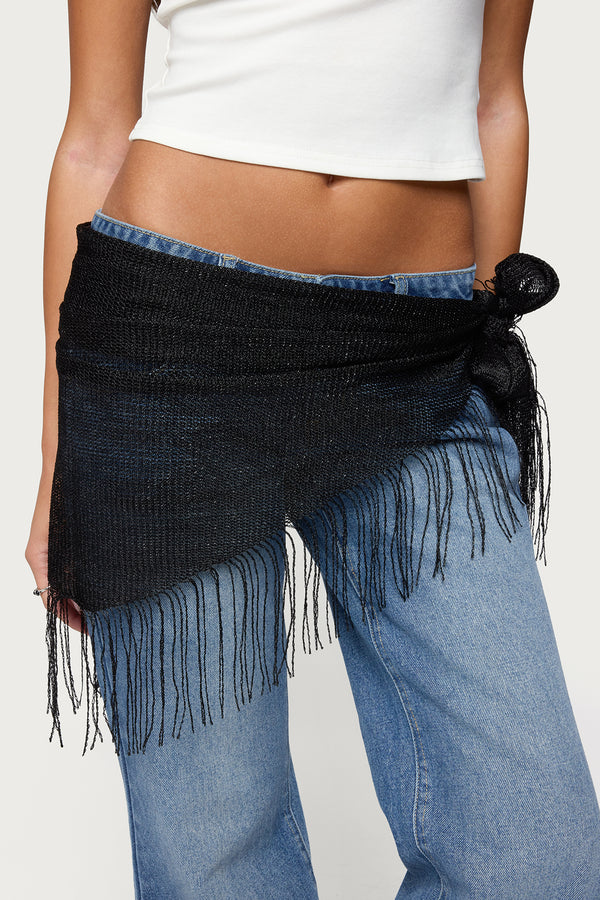 Fringed Waist Scarf view 1